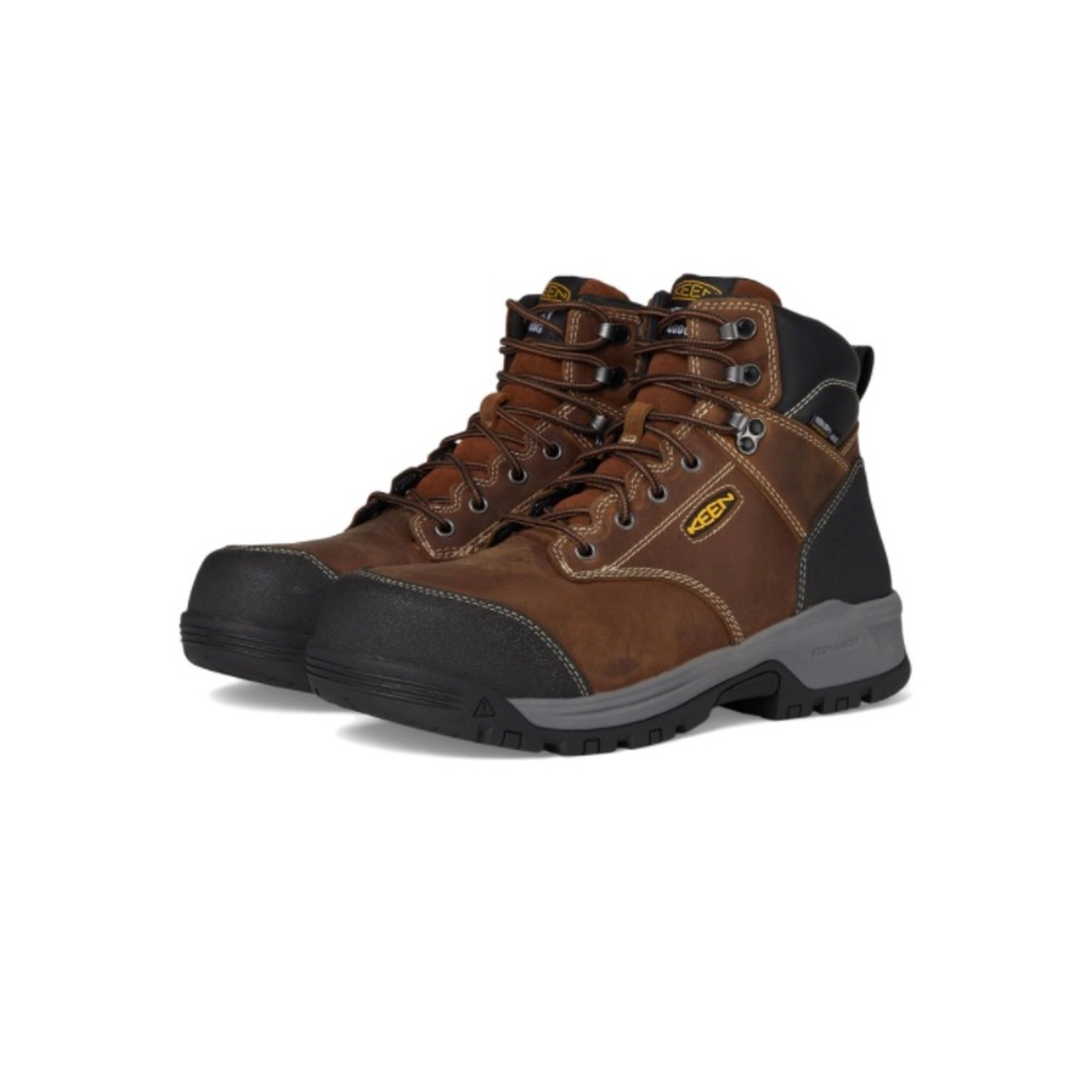 KEEN Men's Evanston 6" Composite Toe Waterproof Work Boots [Size 7EE / Wide]